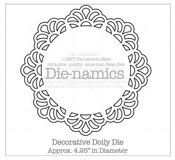 MFT Dienamics - Decorative Doily......