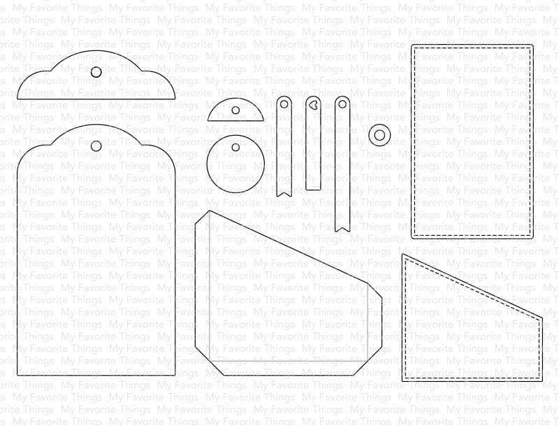 My Favorite Things - Do It All Gift Tag Die-namics.......