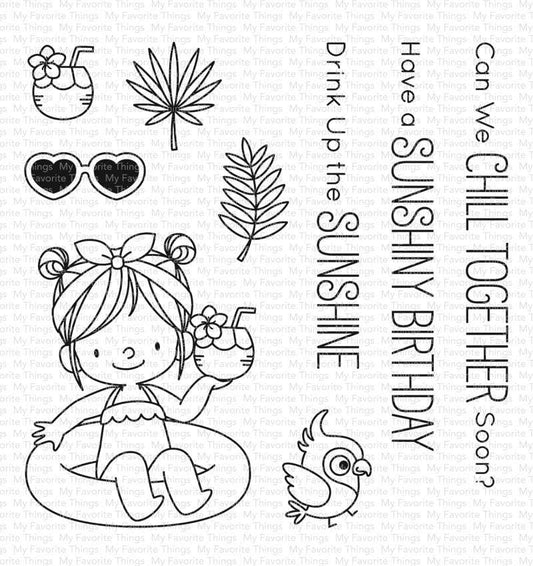 My Favorite Things - Drink Up The Sunshine (stamp set)