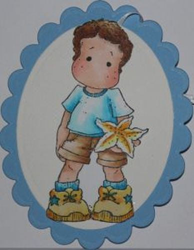 Magnolia Rubber Stamp - Edwin in Miami - sold out