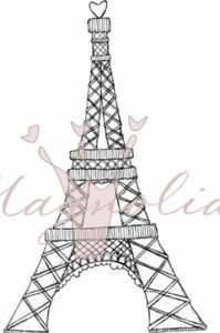 Magnolia Rubber Stamp - Eiffel Tower*