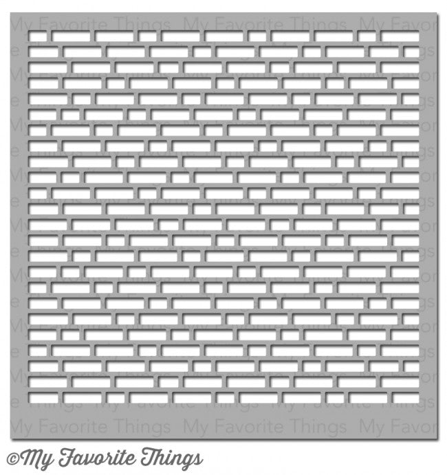 My Favorite Things - ST82 English Brick Wall Stencil