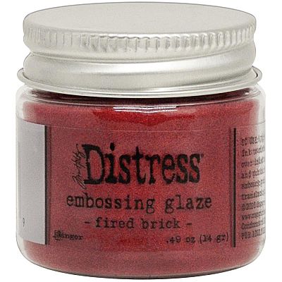 Distress Embossing Glaze - Fired Brick