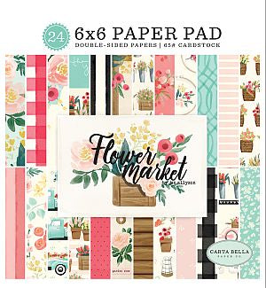 Echo Park - Flower Market 6x6" Paper Pad (24 pages)