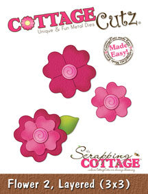 Cottage Cutz - Flower 2 layered 3x3