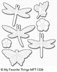 My Favorite Things - Fluttering Friends (die set)..........