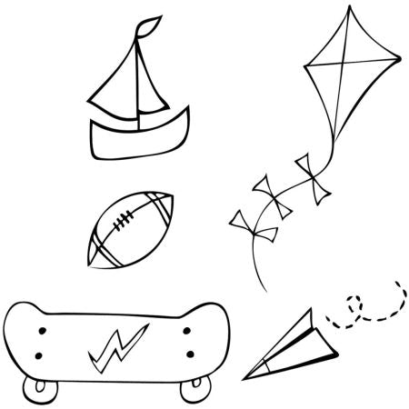 Fun Time  - Julie Nutting Mixed Media Stamp by Prima*