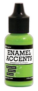 Enamel Accents - Electric Lime