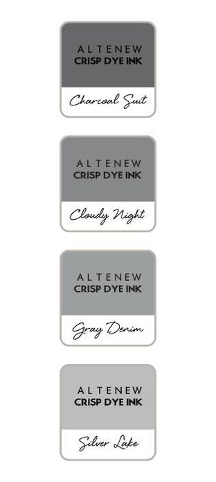 Altenew Cube Ink Pad Set - Gentleman's Gray