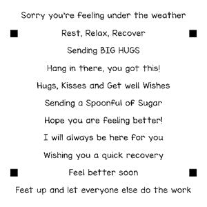 LDRS - Get Well 4x4 Sentiment Stack