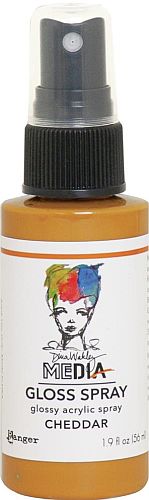 Dina Wakley Gloss Spray - Cheddar