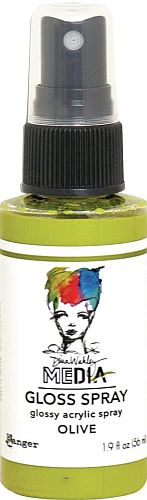 Dina Wakley Gloss Spray - Olive