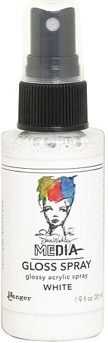 Dina Wakley Gloss Spray - White