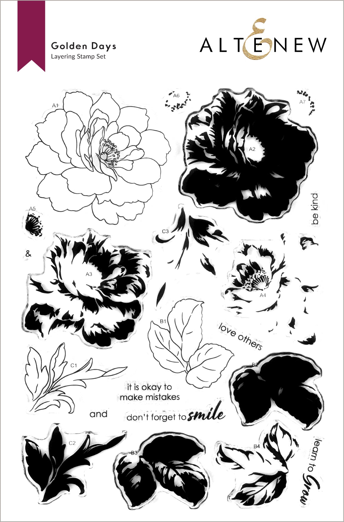 Altenew - Golden Days (stamp & die bundle) ………n