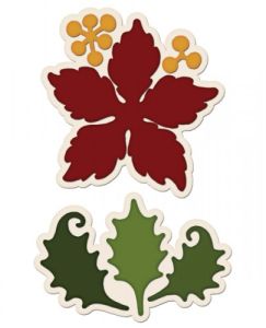 Heartfelt Creations - HCD1-765 Large Sparkling Poinsettia**