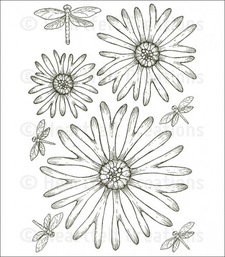 Heartfelt Creations HCPC3691 Enchanted Mum Cling Stamp Set..