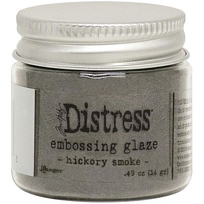 Distress Embossing Glaze - Hickory Smoke