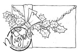 Magnolia Rubber Stamps - Holly Letter*