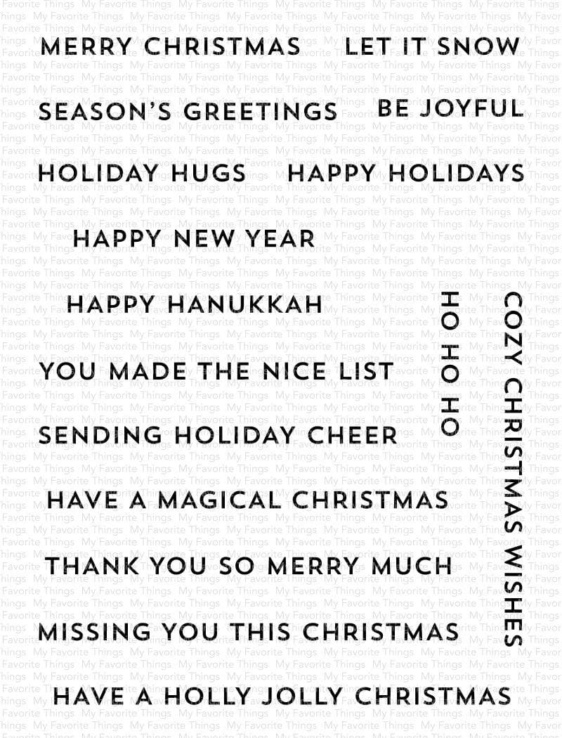 My Favorite Things - Itty Bitty Holiday - out of stock