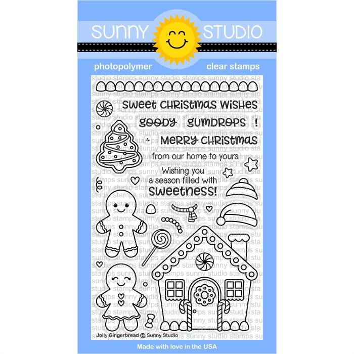 Sunny Stamp Studio - Jolly Gingerbread stamp & die set Bundle.......