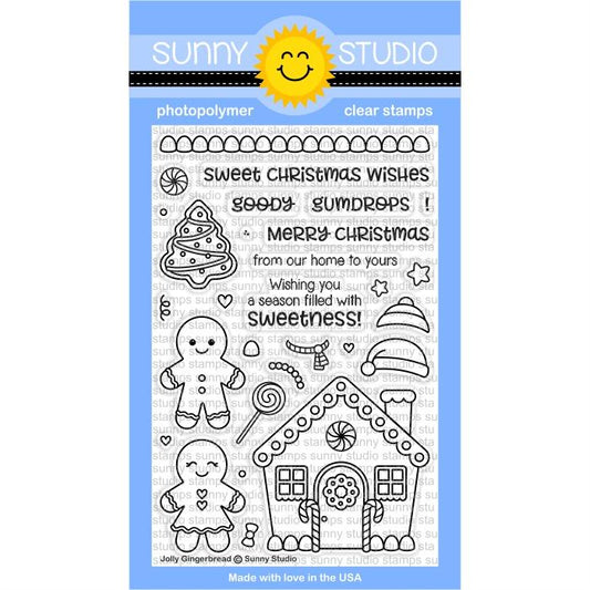 Sunny Stamp Studio - Jolly Gingerbread stamp & die set Bundle