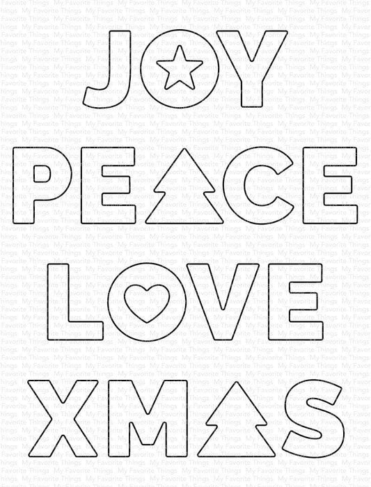 My Favorite Things - Joy Peace Love die