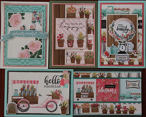 MC&S Card Kit - Flower Market - Kit 1………