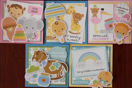 MC&S  Card Kit - Doodlebug Bundle of Joy - Kit 10 Mini Gift Card set……..