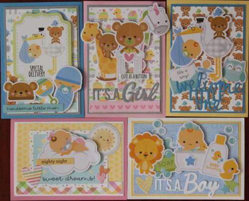 MC&S Card Kit - Doodlebug Bundle of Joy Kit 8 Card set…..