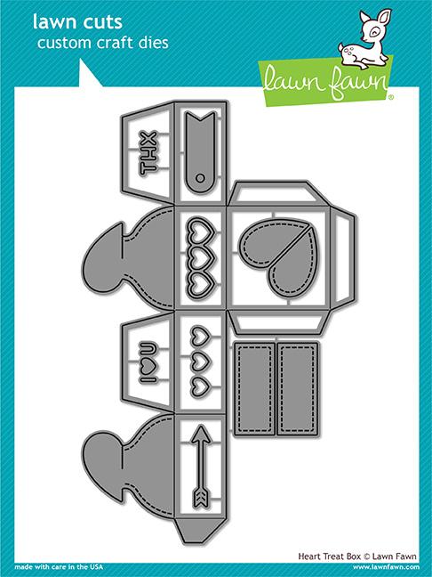 Lawn Fawn - LF1825 Heart Treat Box die