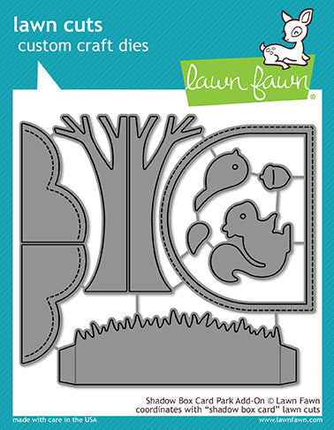 Lawn Fawn - LF1907 Shadow Box Card Park Add-on