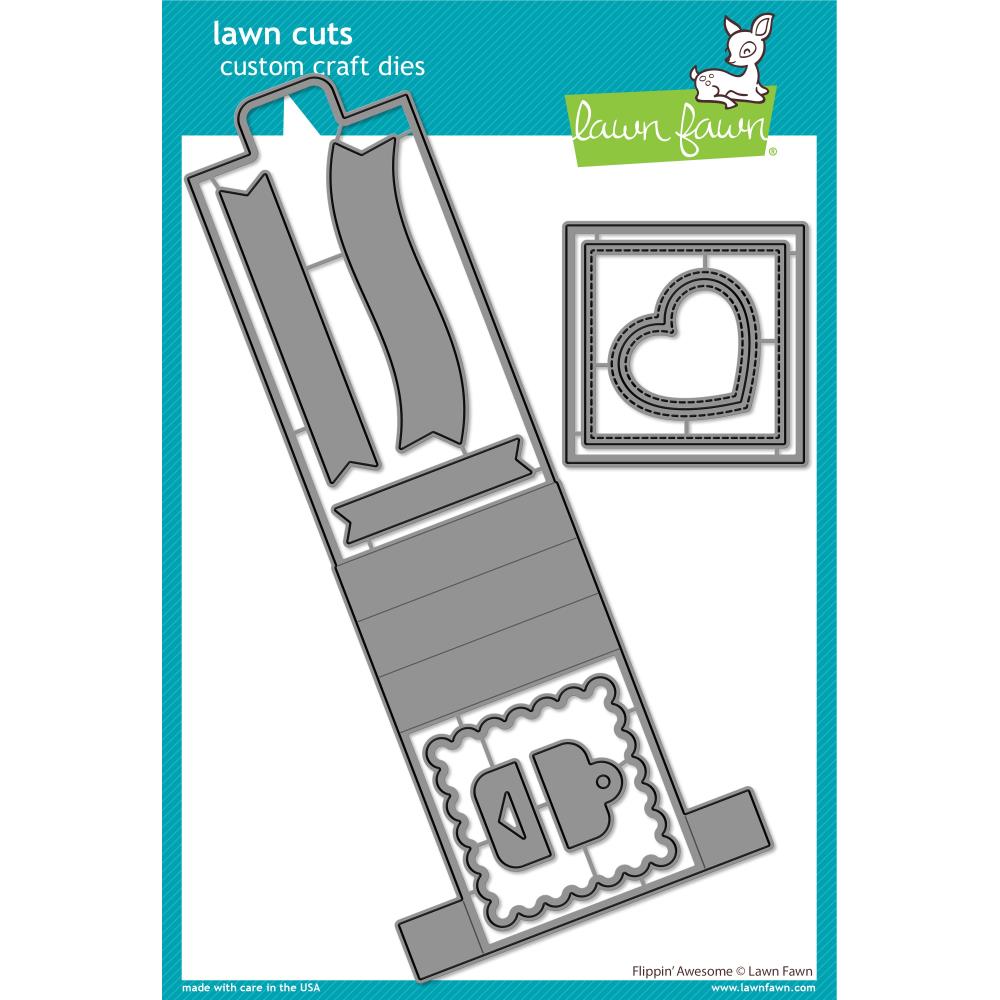 Lawn Fawn - Flippin Awesome die set (LF2043) -