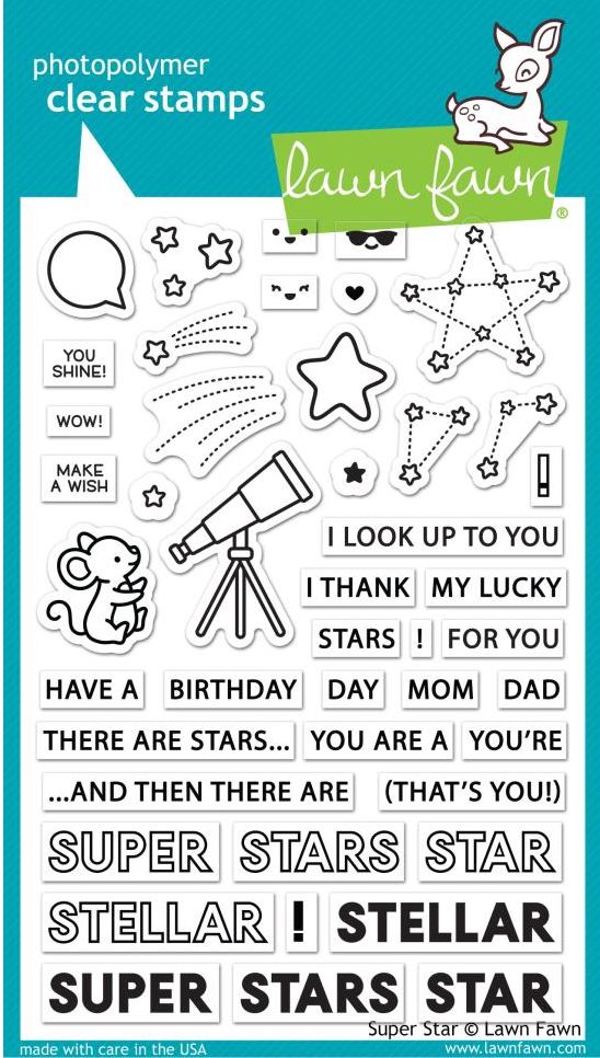 Lawn Fawn - 2211 Super Star (stamp & die bundle)
