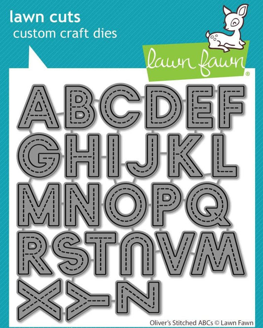 Lawn Fawn - 2261 Olivers Stitched ABC's die