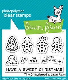 Lawn Fawn - 2417/2418 Tiny Gingerbread (stamp & die set) - sold out