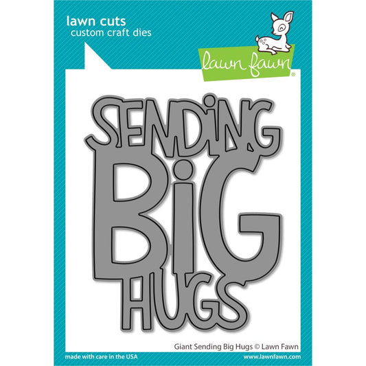 Lawn Fawn - LF2566 Giant Sending Big Hugs die - out of stock