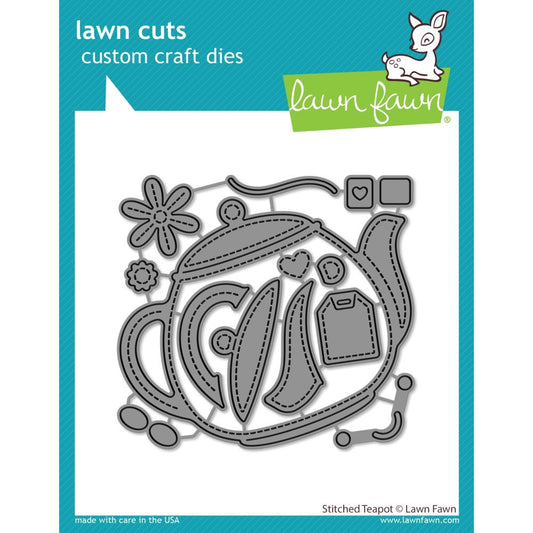 Lawn Fawn - Stitched Teapot die (LF2877)