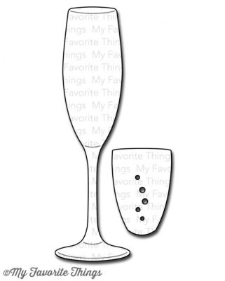 My Favorite Things - Dienamics Layered Champagne Glass.. - 1 only......