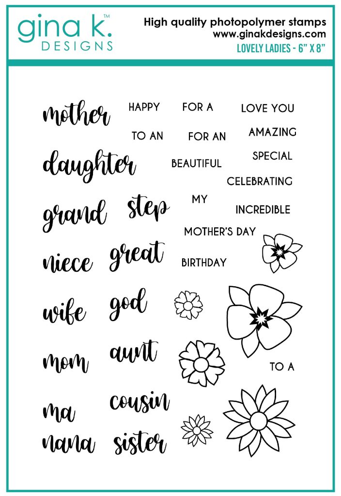 Gina K Designs - Lovely Ladies stamp set*