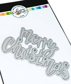 Catherine Pooler - Merry Christmas Word (die)