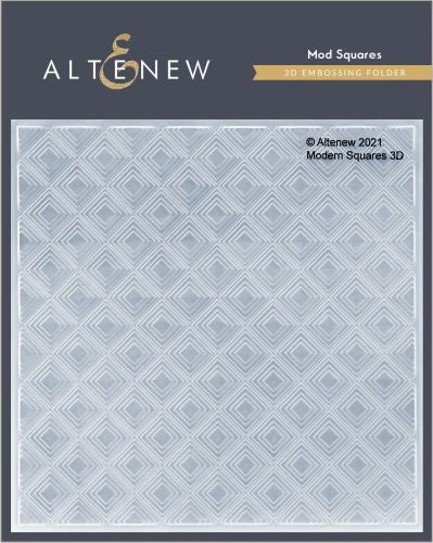 Altenew - Mod Squares 3D Embossing Folder