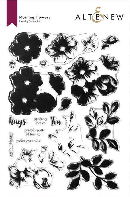 Altenew - Morning Flowers stamp set
