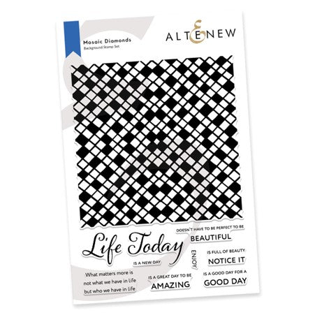 Altenew - Mosaic Diamonds stamp