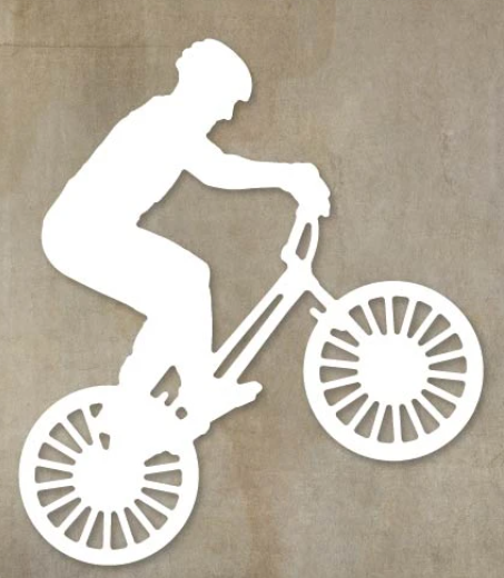 Paper Rose Studio - Mountain Bike Boy - out of stock