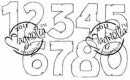 Magnolia Rubber Stamps - Numbers*
