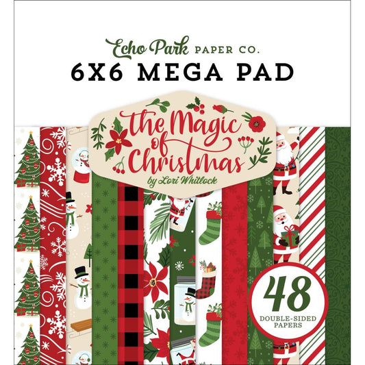 Echo Park - OC286031 The Magic of Christmas Double-Sided Mega Pad 6x6" Pad