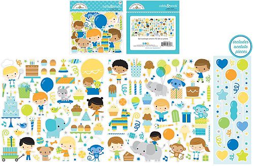 Doodlebug - Party Time - Odds & Ends (OE6658) - 2 only.........