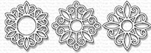 My Favorite Things - Ornamental Medallion Trio die.........
