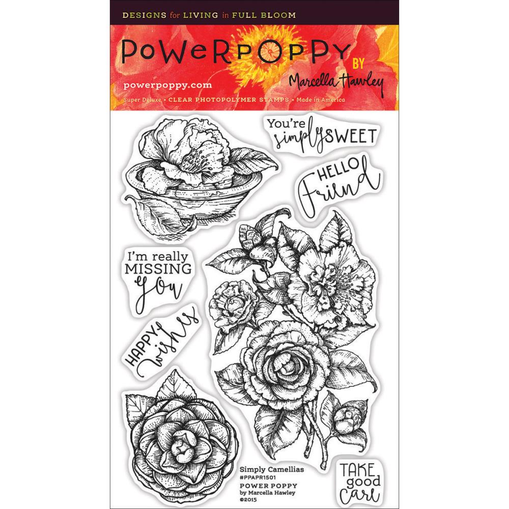 Power Poppy PAPR1501 Simply Camellias
