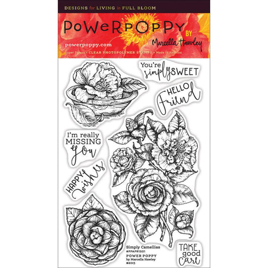 Power Poppy PAPR1501 Simply Camellias*